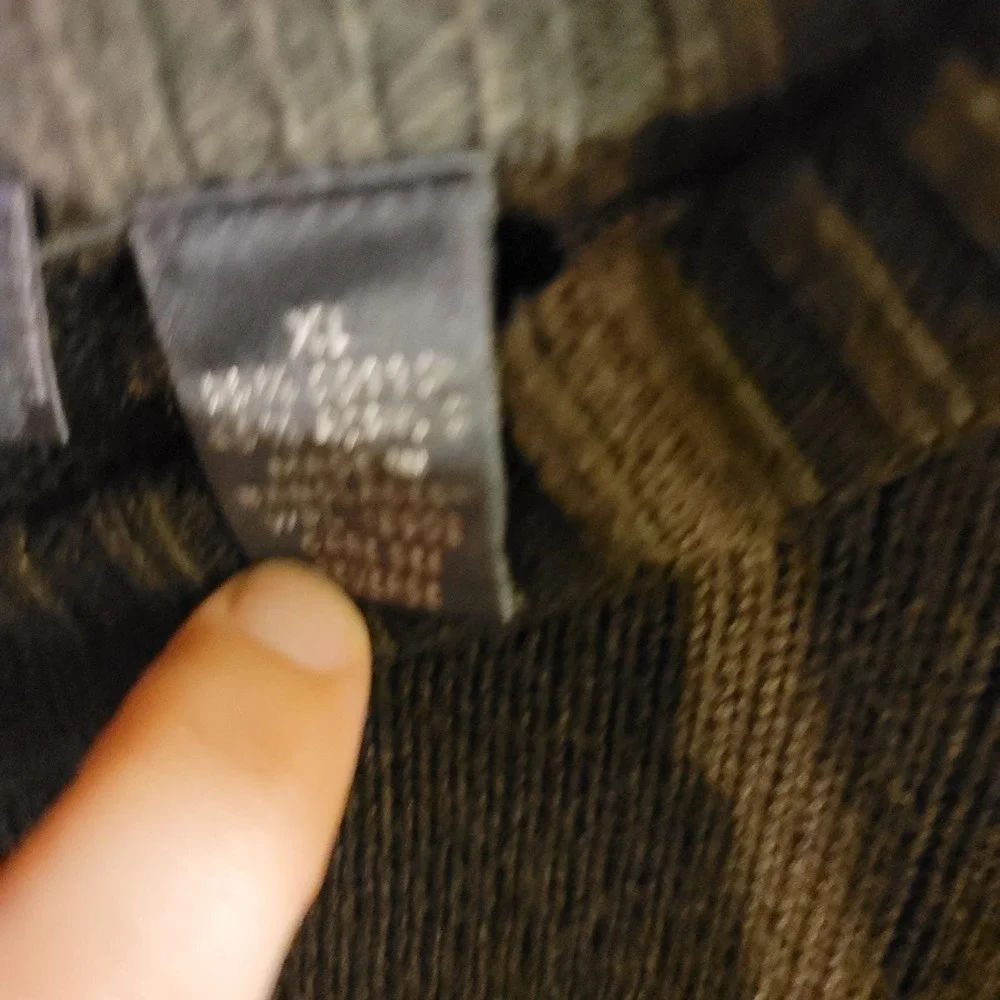 Vintage Oscar de la Renta Men's XL Geometric Patchwork Knit Crewneck Sweater‎